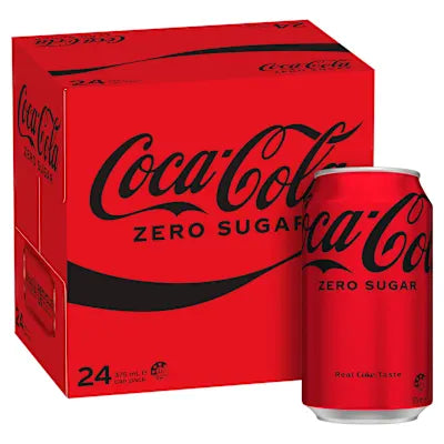 Coca-Cola Zero 375mL 24 Pack