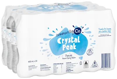 Community Co Water 600mL 24 Pack